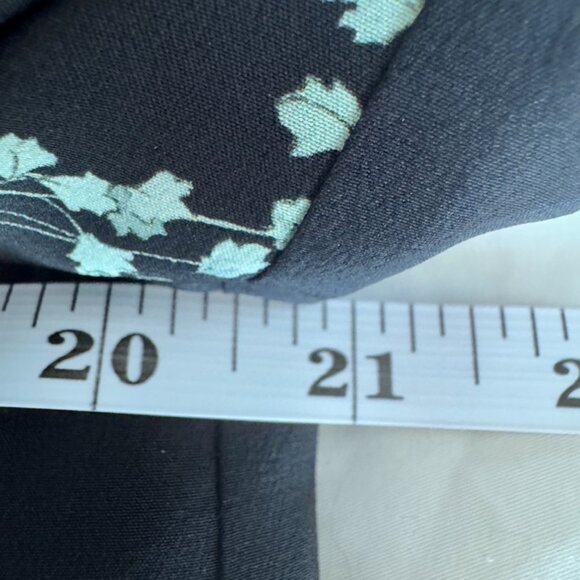 NWT No. 21 Black w Bright Floral 100% Silk Long Sleeved Mini Dress - Picture 10 of 13